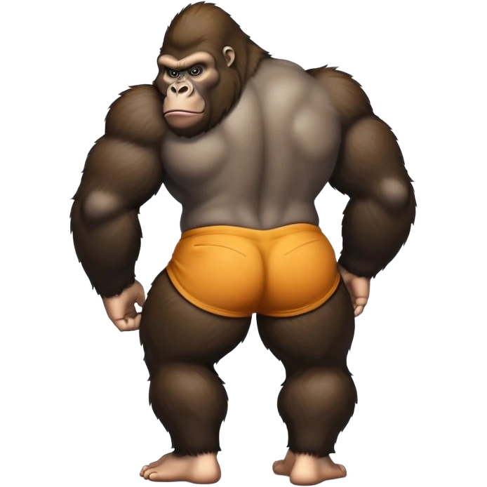 Gorilla butt emoji