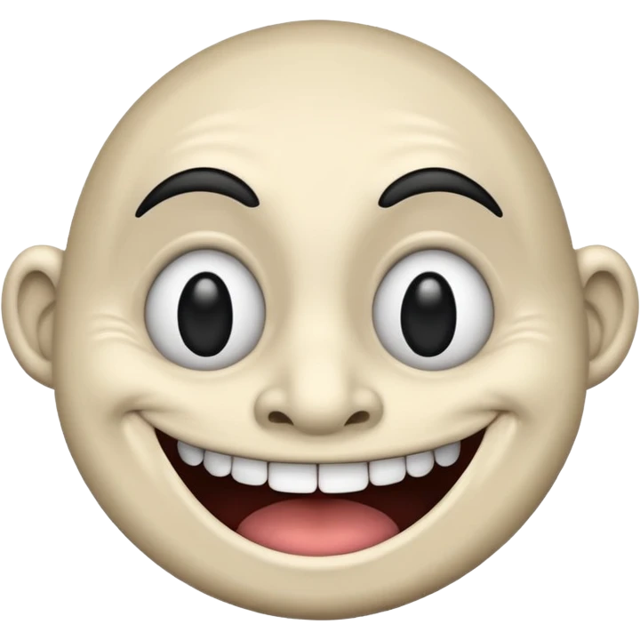 Trollface face emoji