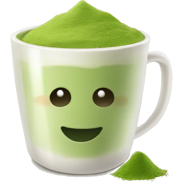 Matcha tea really  emoji