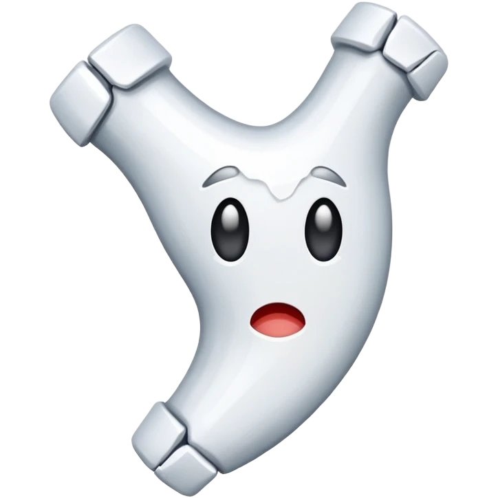 Broken man bone  emoji