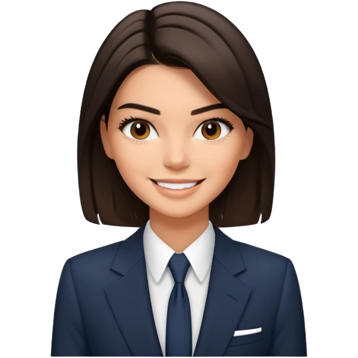 kendall jenner in einem professionellen setup emoji