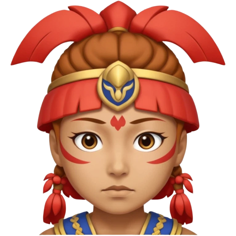 yayoi warrior face emoji