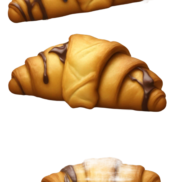 chocolate croissant  emoji