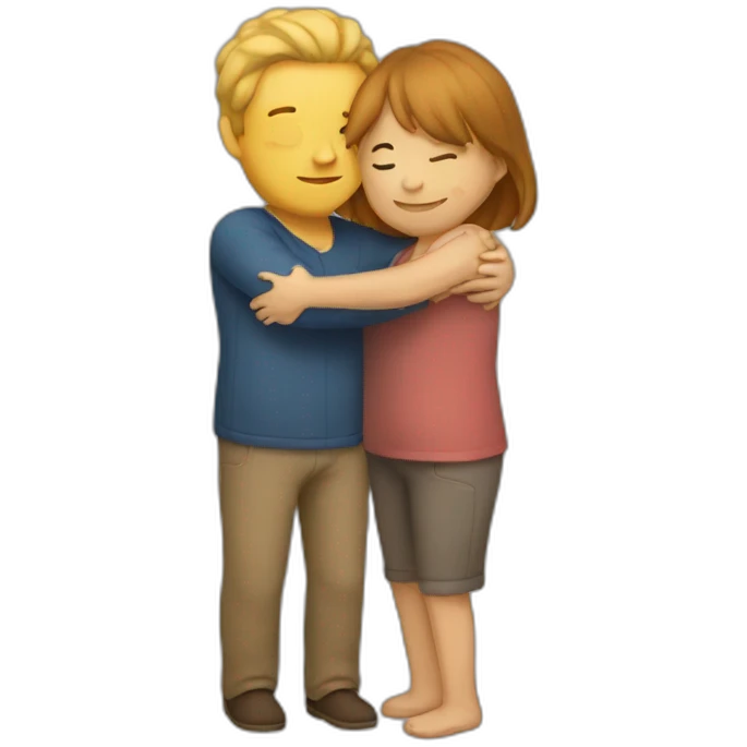 2 people hugs emoji