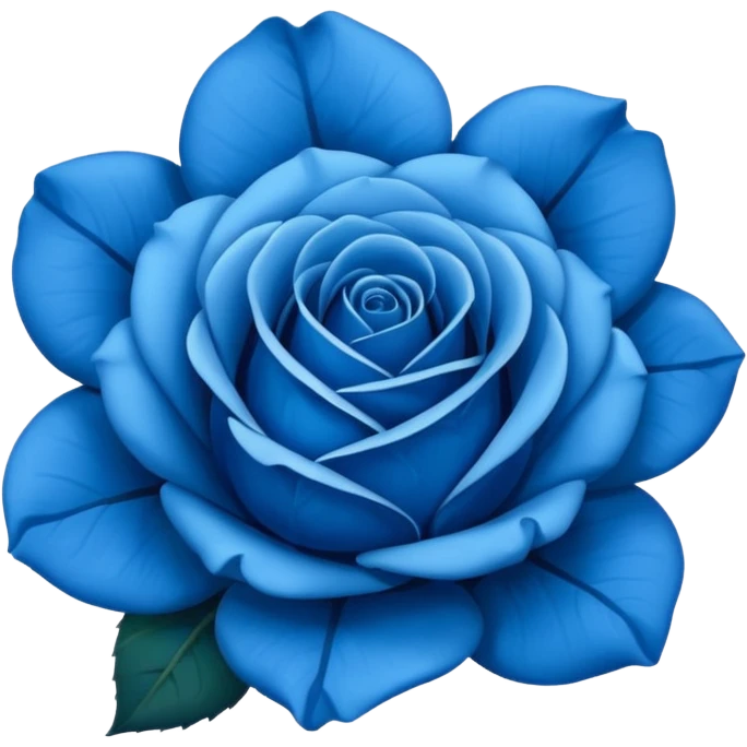 Blue rose emoji
