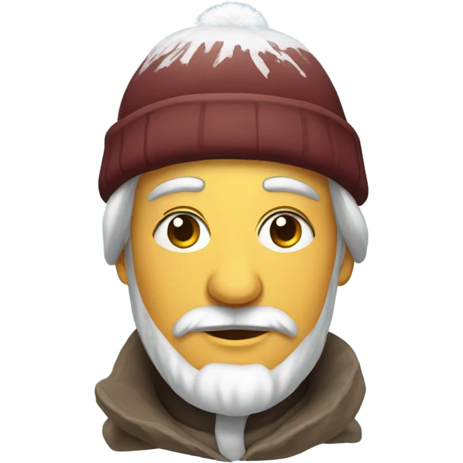 Pasha in winter hat emoji