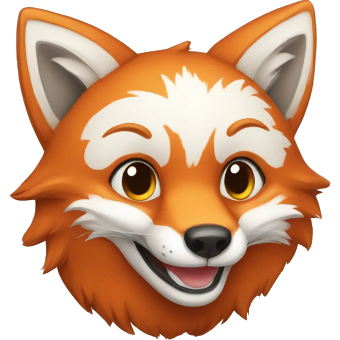 fox smiling emoji