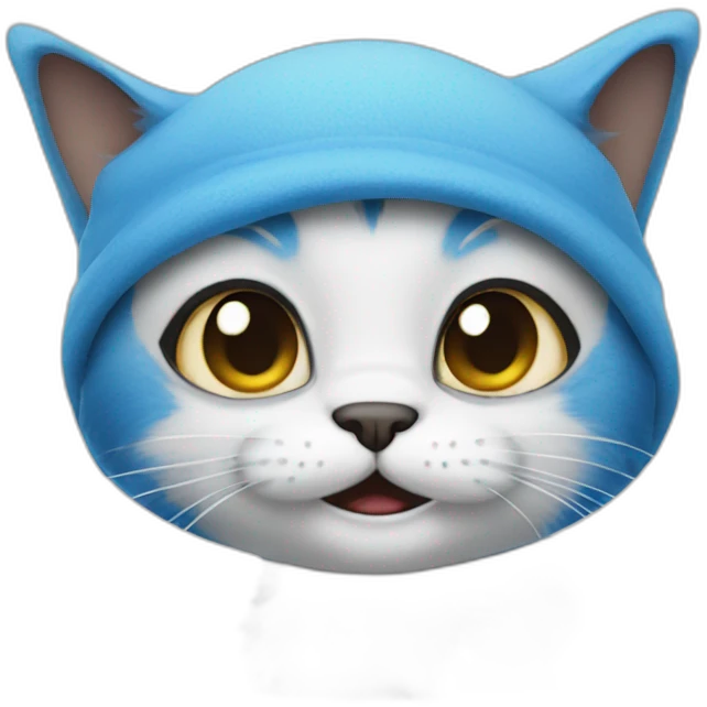 Smurf cat emoji