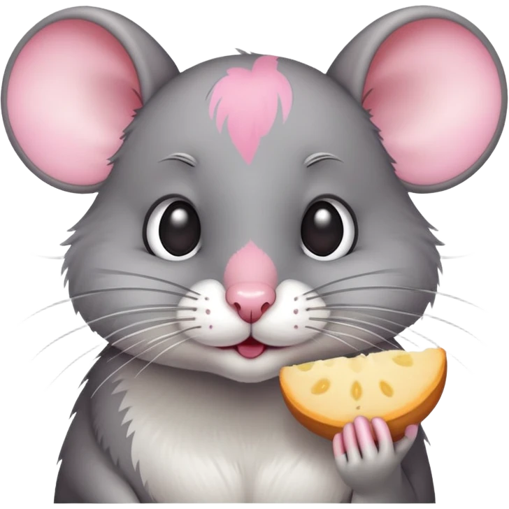 mouse eating a cat emoji