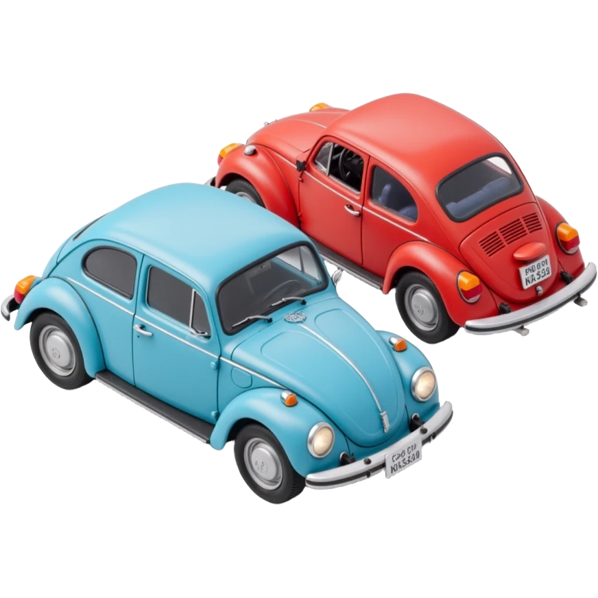 2 cars side by side emoji