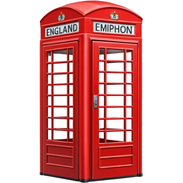 England phone booth emoji
