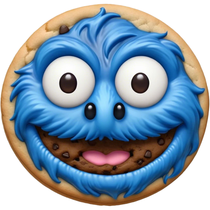 Mom cookie monster emoji