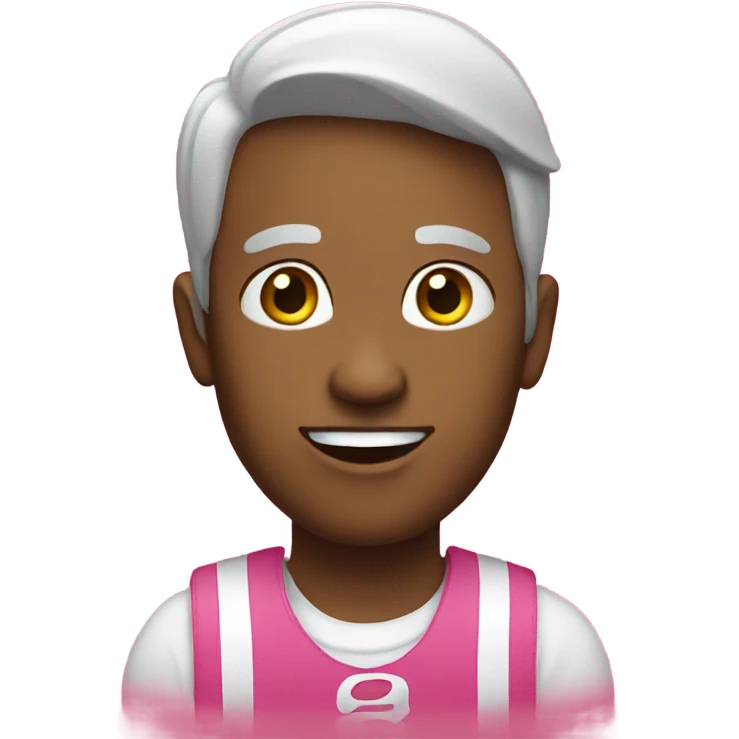pink la da  emoji