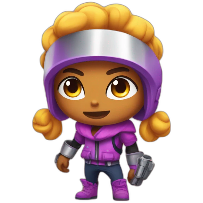 émoji brawl stars avec shelly emoji