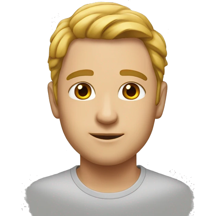 Розовый смайлик emoji
