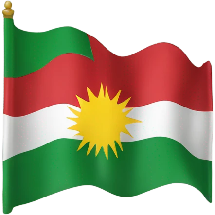 Kurdistan flag emoji emoji