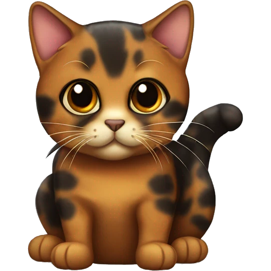tortoiseshell cat emoji