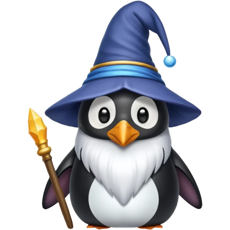 penguin wizard emoji