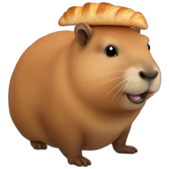 capybara-french-croissant emoji