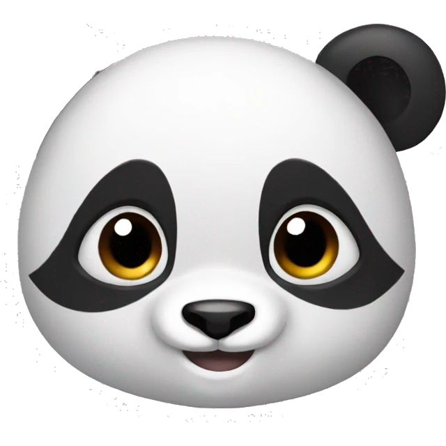A cute little panda emoji