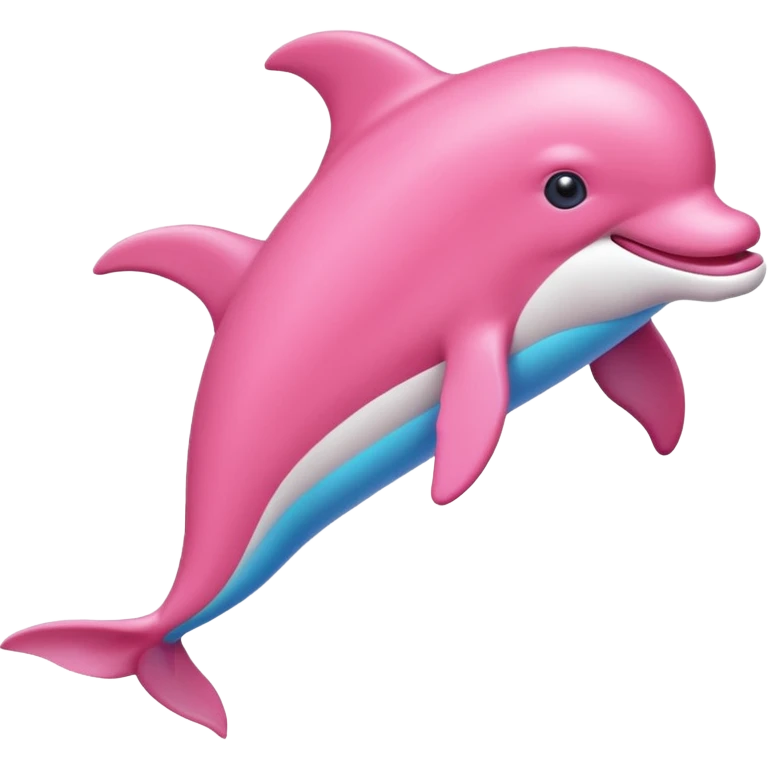 Pink dolphin emoji