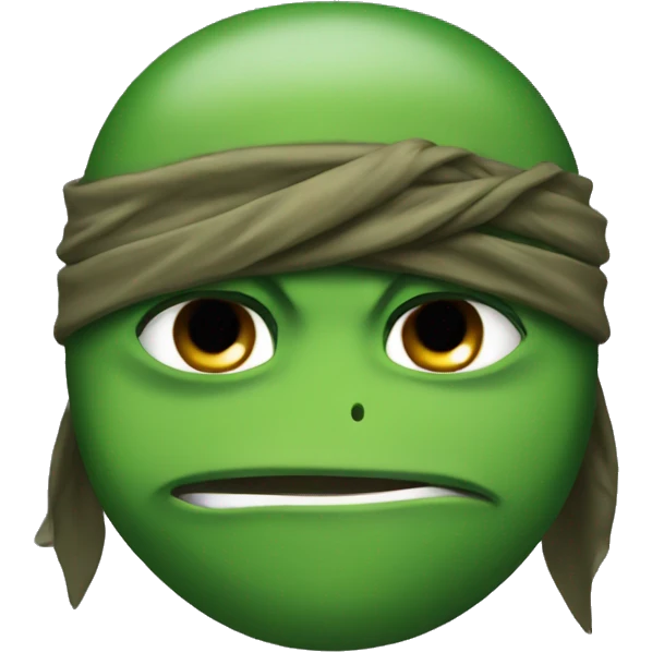 Ninja turtle crying emoji