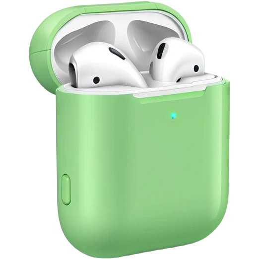 green airpods emoji