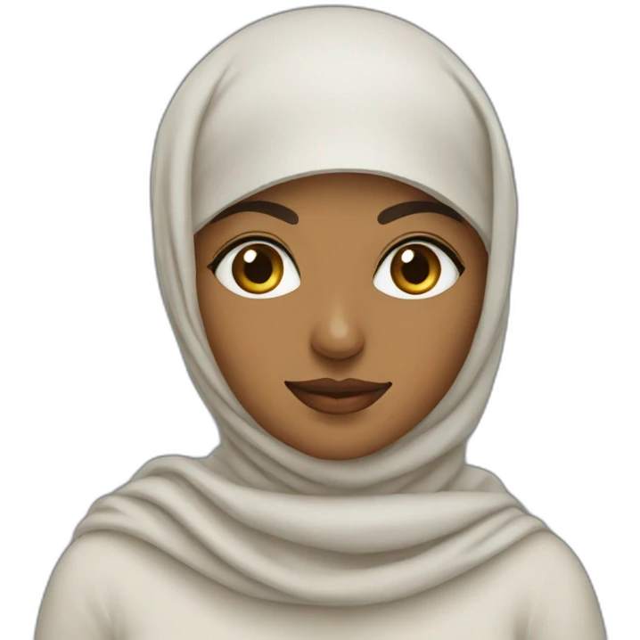 muslim woman artist emoji