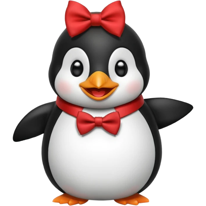 смеющийся пингвин emoji