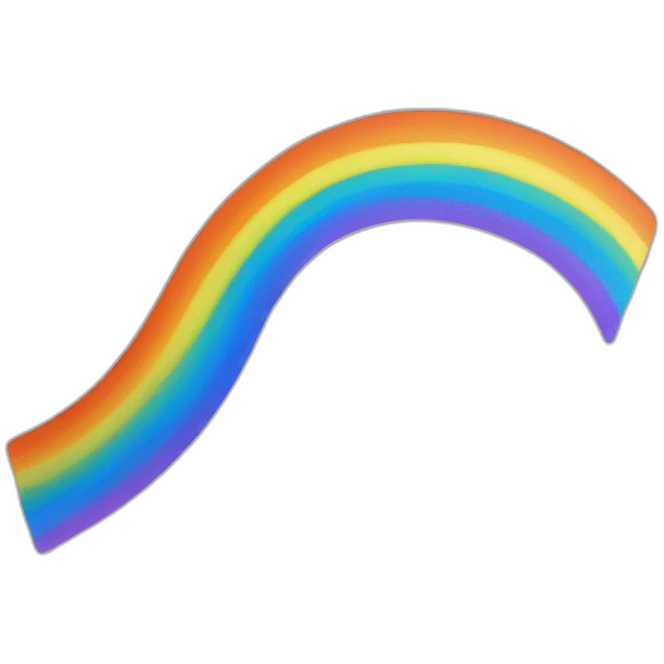 Rainbow S Letter emoji