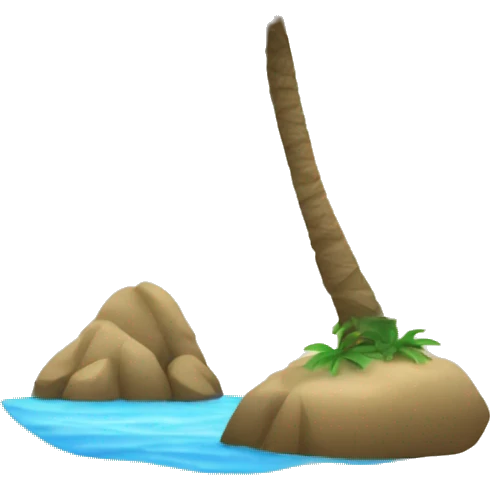 Oasis with palm treee emoji