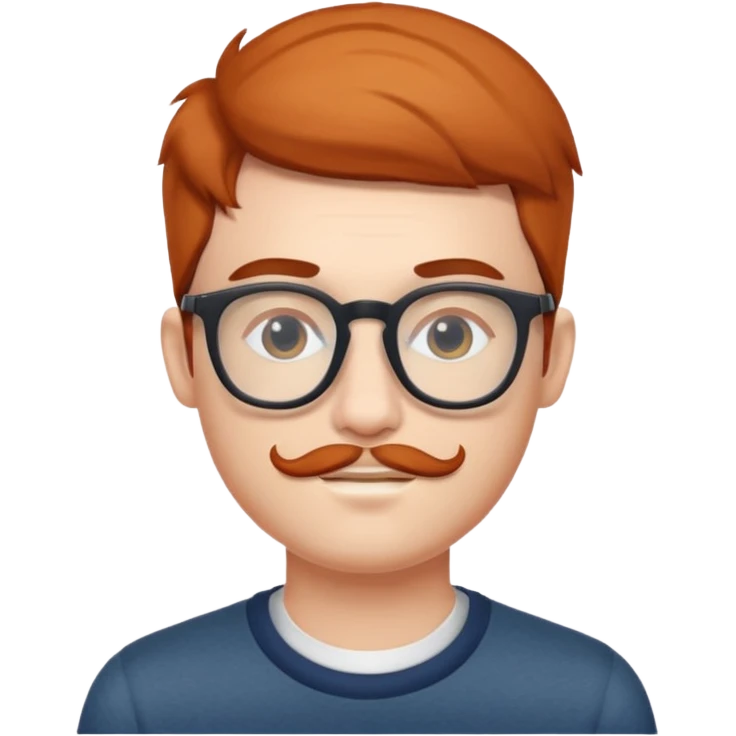 hipster eyeglass emoji