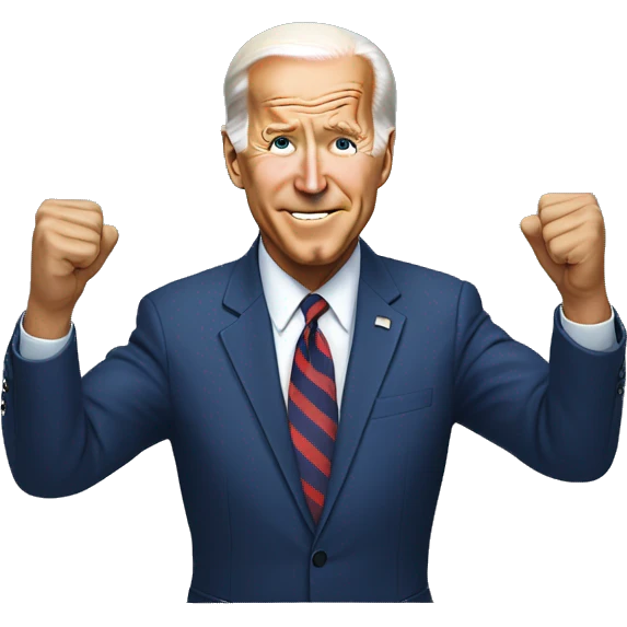 Biden powering down emoji