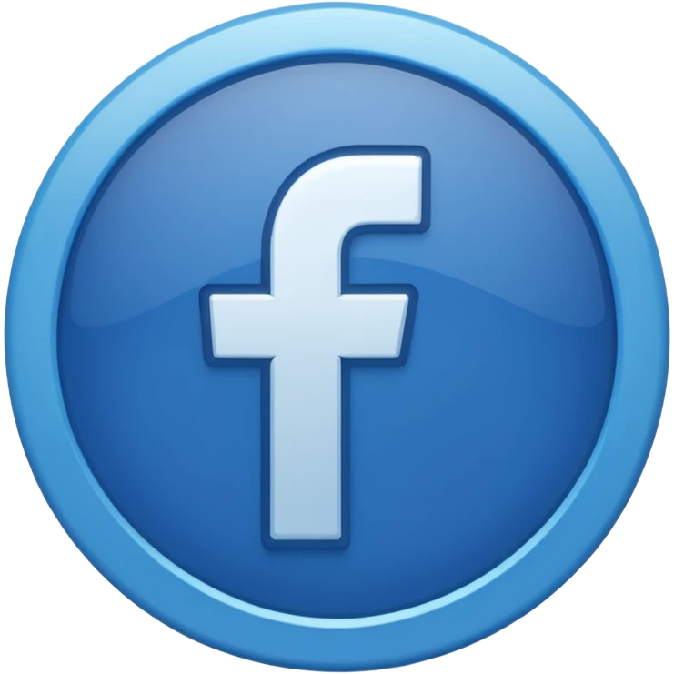 Fb blue badge icon emoji