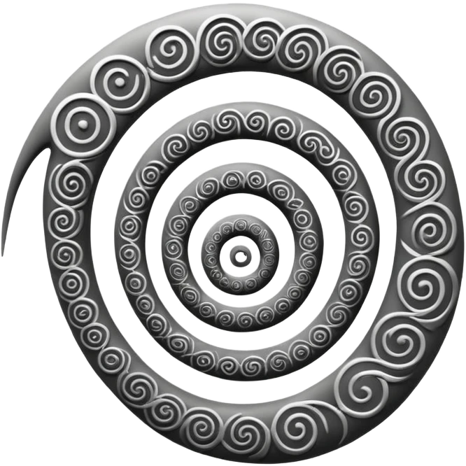 triple spiral  emoji