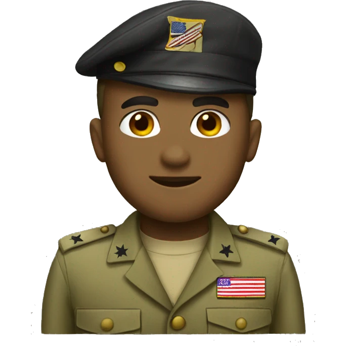American army uniform emoji