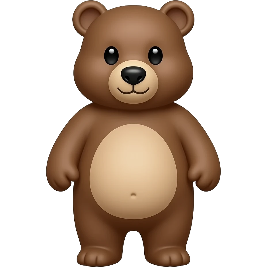 bear's tummy emoji