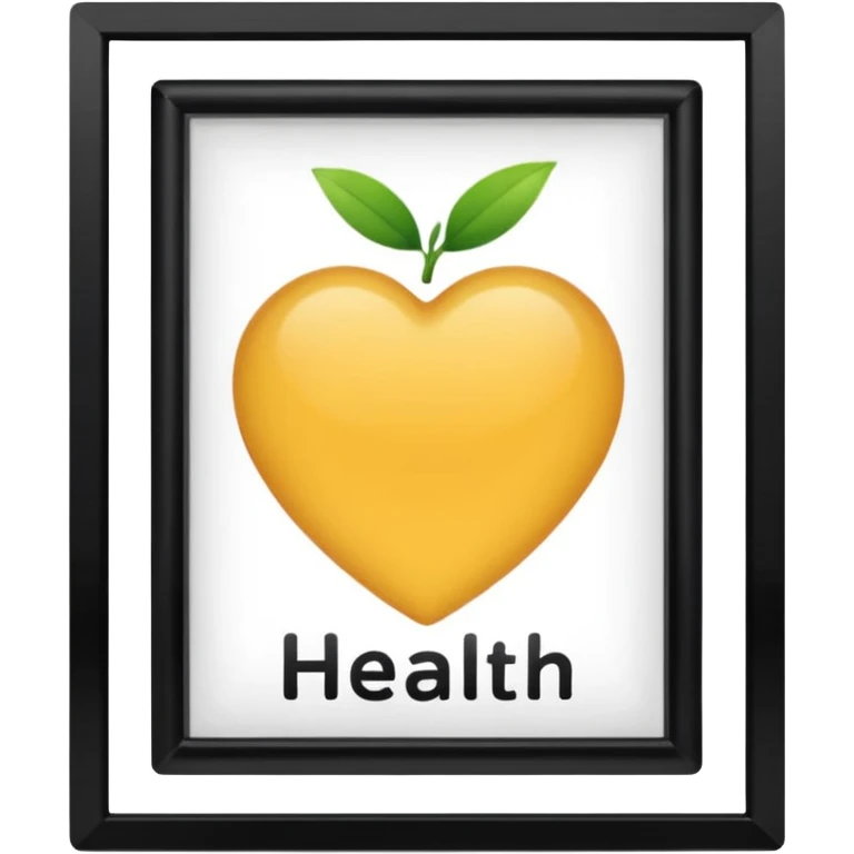 postinho de saúde simples sem moldura em volta emoji