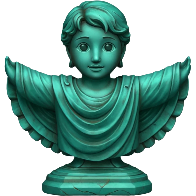 bronze statue emoji