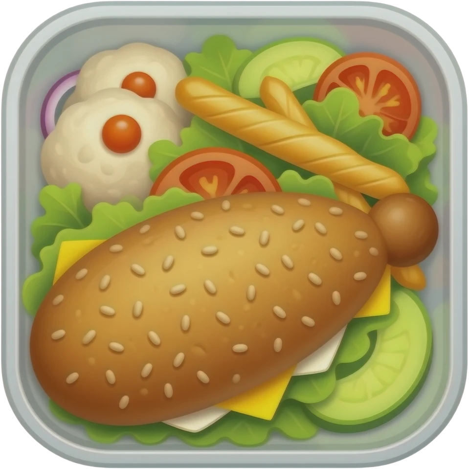 food in a container emoji