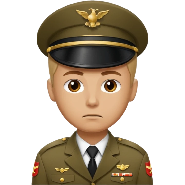 His rank is soldier emoji