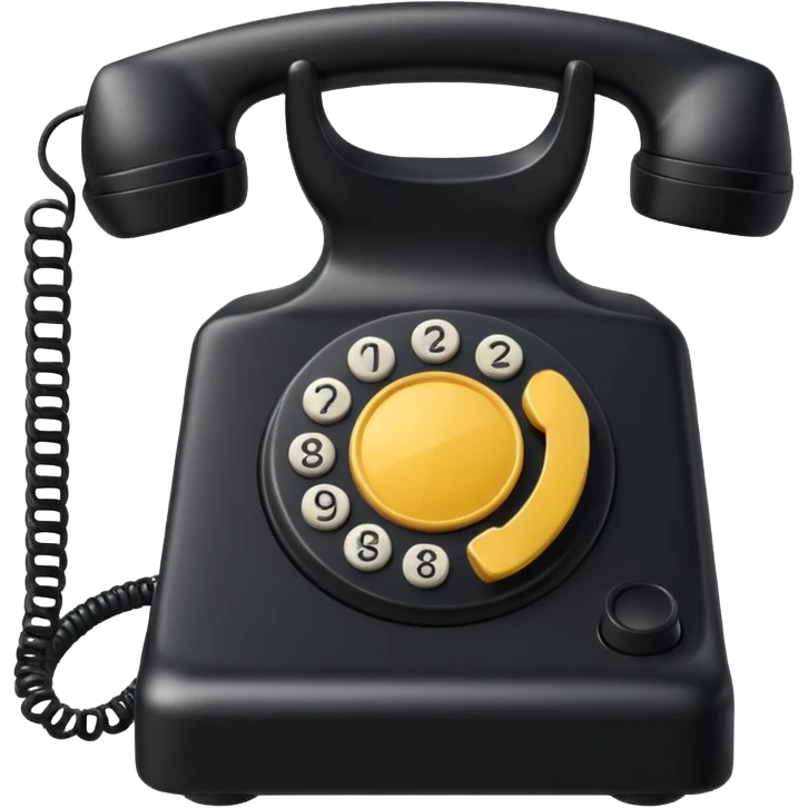 Modern telephone emoji