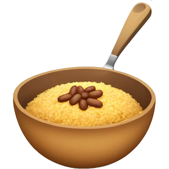 arroz con gandules y pernil emoji