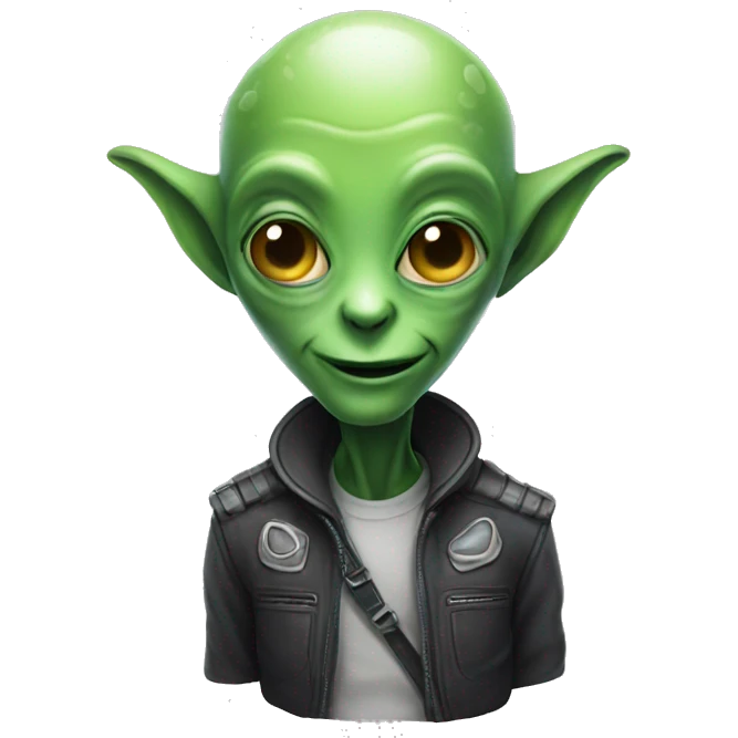fun alien emoji