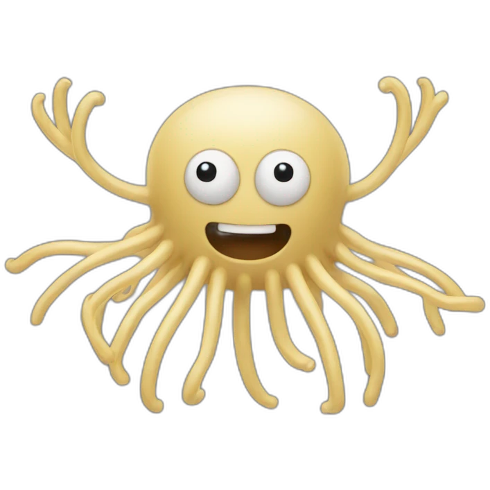 flying spaghetti monster emoji