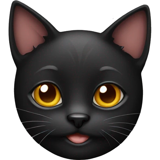Black cat emoji