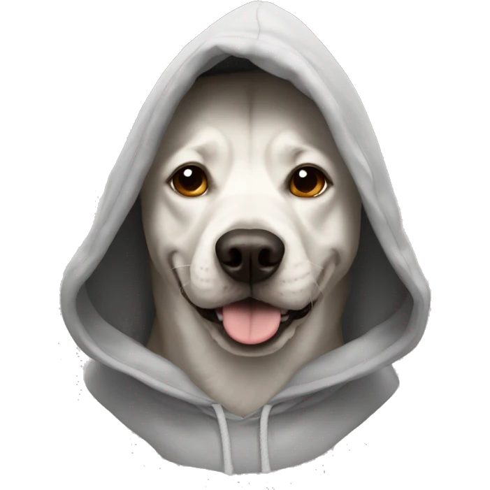 Dog and a hood  emoji