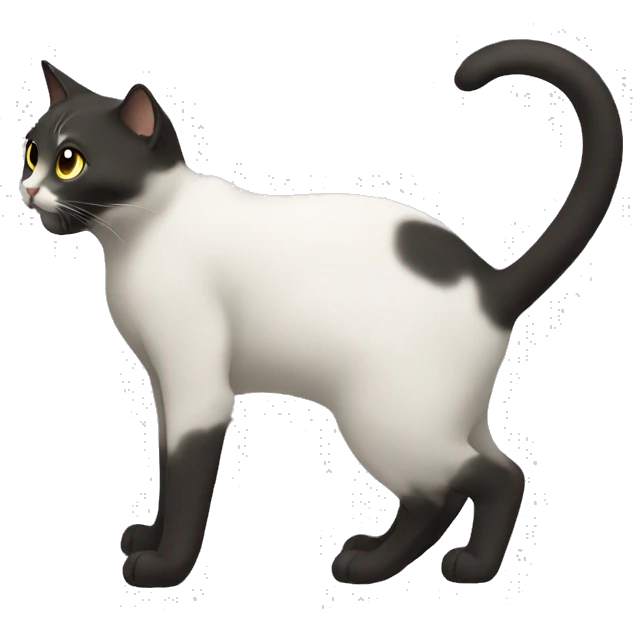 back arched cat emoji