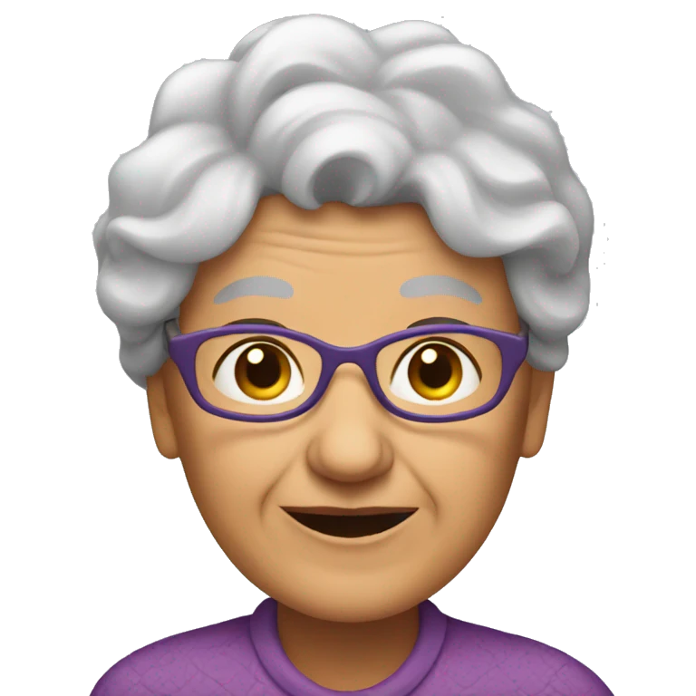 grandma emoji