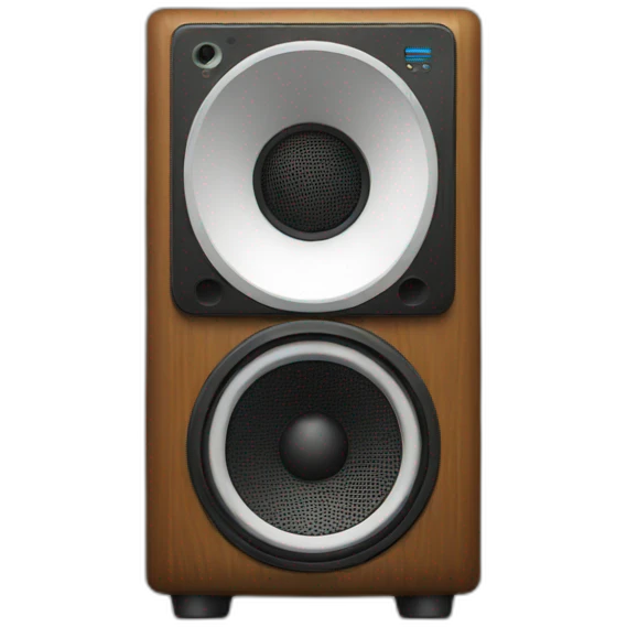Monitor speakers emoji